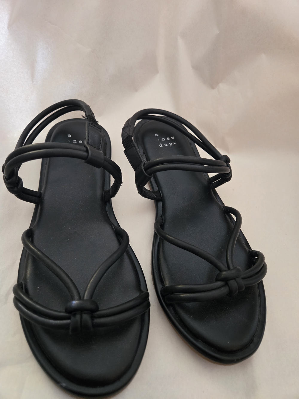 Black Strappy Women's Sandals * a new day*